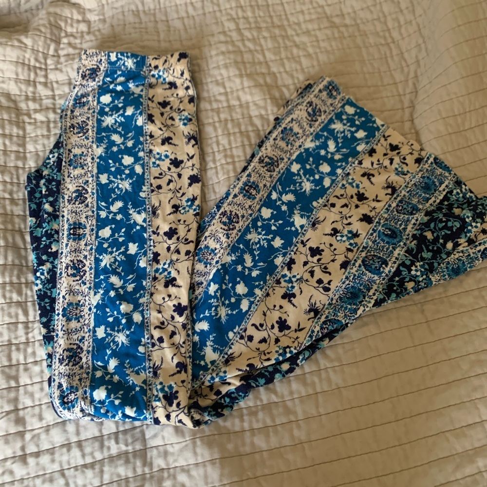 Flared knit pants size small